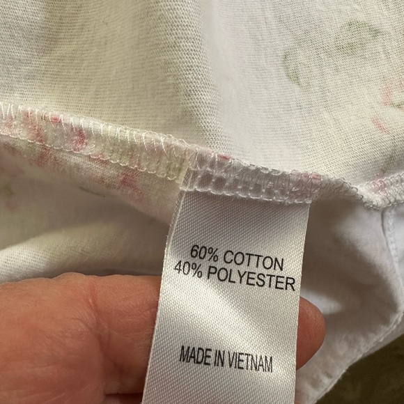 Floral Print Women's Robe and nightgown - Picture 4 of 6